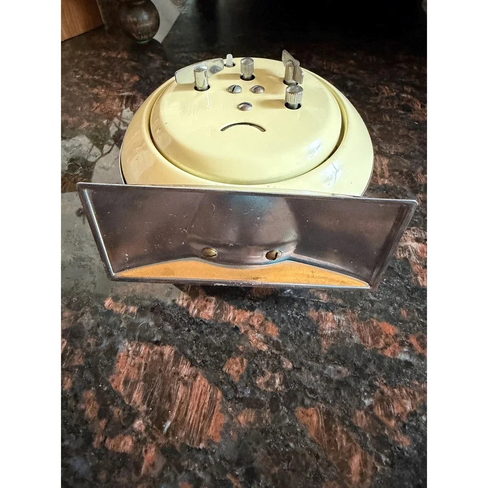 Vintage Shanghai Diamond Panda Alarm Clock, Animated Mechanical Wind Up Clock